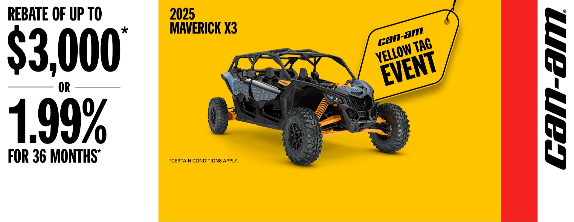 US_ORV_MY25_MAV X3_$3k or 1.99% 36mo_04.30.26