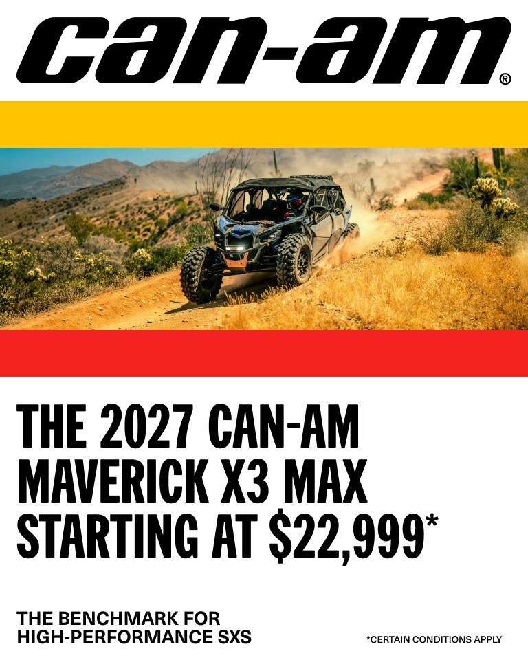 US_ORV_MY27_PRODUCT_NEWS_MAV_X3_MAX_start_at_$22,999_11.30.26