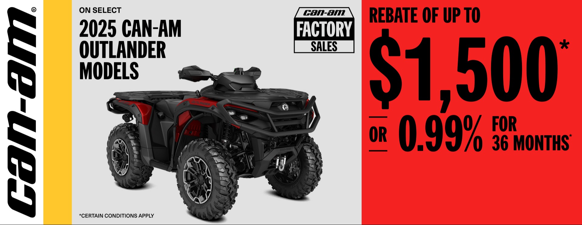 US_ORV_MY25_OUTL_$1500 or 0.99% 36mo_10.31.25