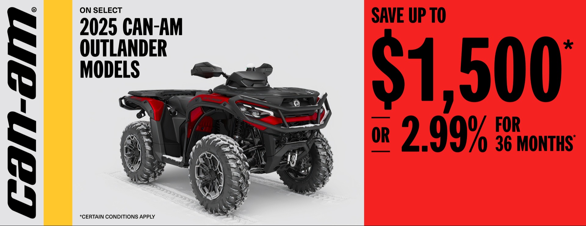 CA EN_ORV_MY25_OUTL_$1500 or 2.99% 36mo_01.31.26